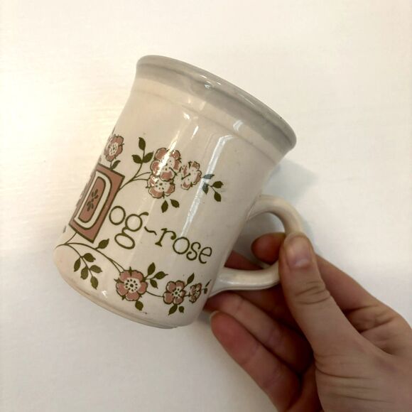 Biltons England DOG-ROSE Floral Flowers Ceramic Coffee Tea Cup Vintage Cottage - Picture 8 of 9